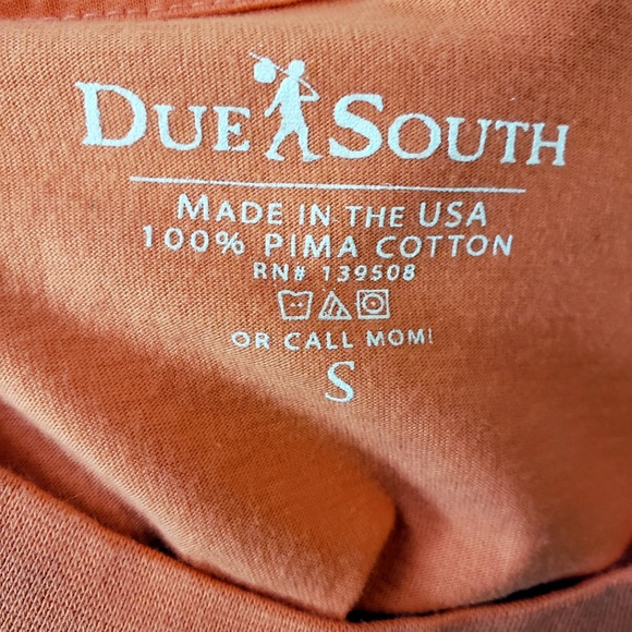 Due South Pink Blue Pocket T - Picture 6 of 8